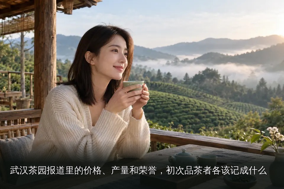 年轻女性品茶主题图|茶园木屋品饮